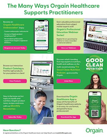 Orgain Supports Healthcare Practitioners With Valuable Resources