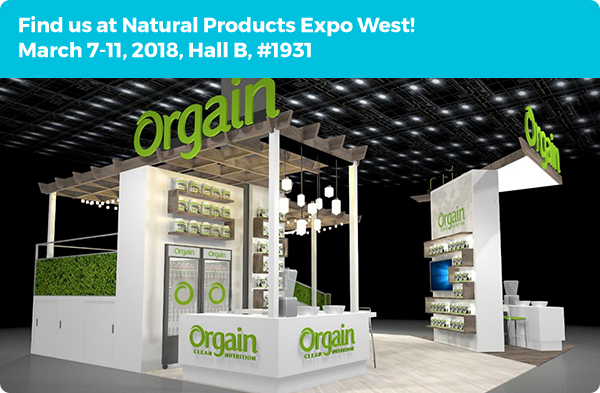 Find us at Natural Products Expo West! March 7-11, 2018, Hall B, #1931