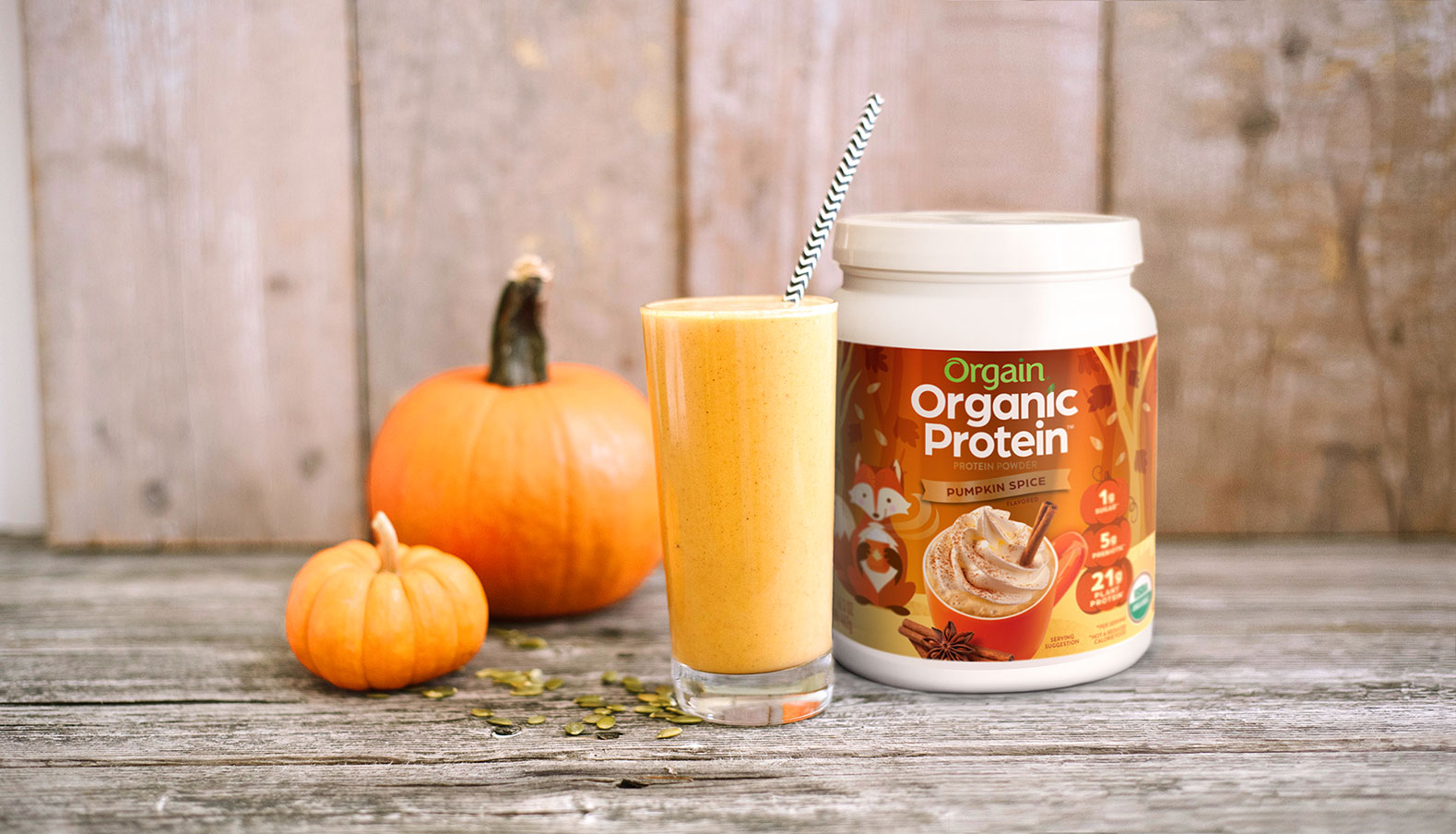It’s Back! Orgain’s PlantBased Protein Powder in Pumpkin Spice