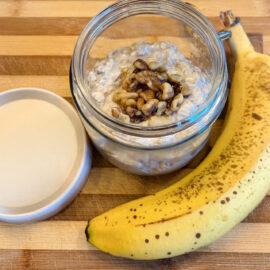 Banana Bread Overnight Oats
